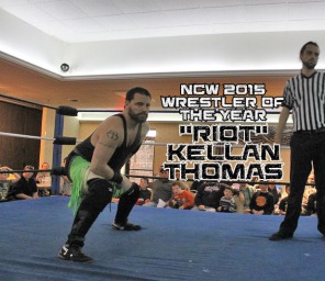 NCW 2015 Wrestler of the Year, three years in a row